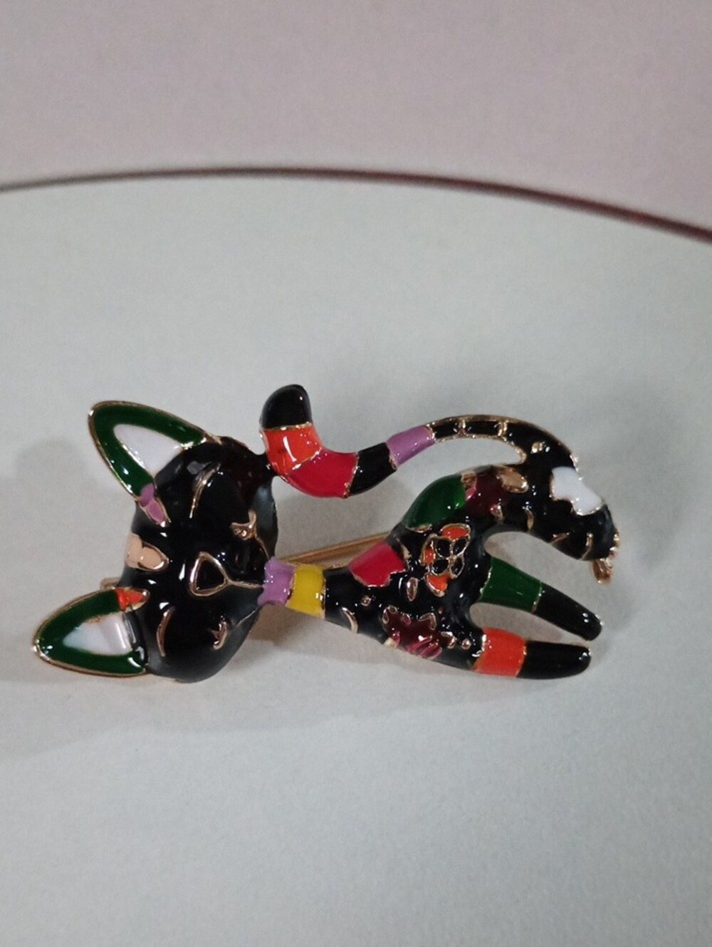 Cat Brooch - Picture 3 of 5